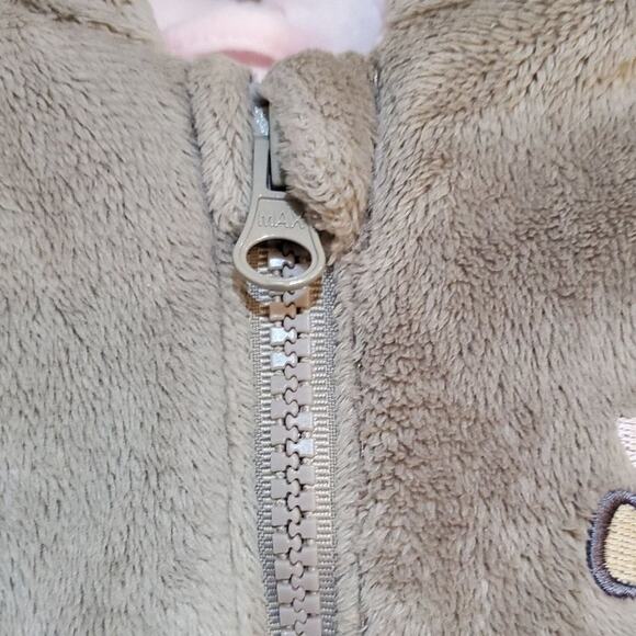 Carter's Baby Girl's 6 To 9 Months Full Body Jumpsuit Coat Fleece - Picture 8 of 9